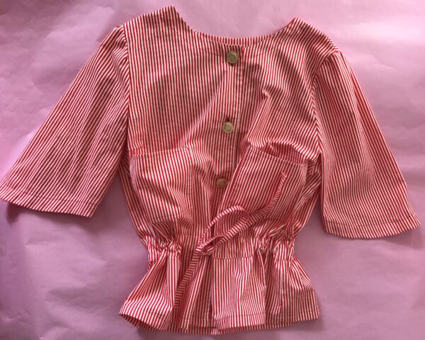 Casacca Donna Bianca e Rossa a righe