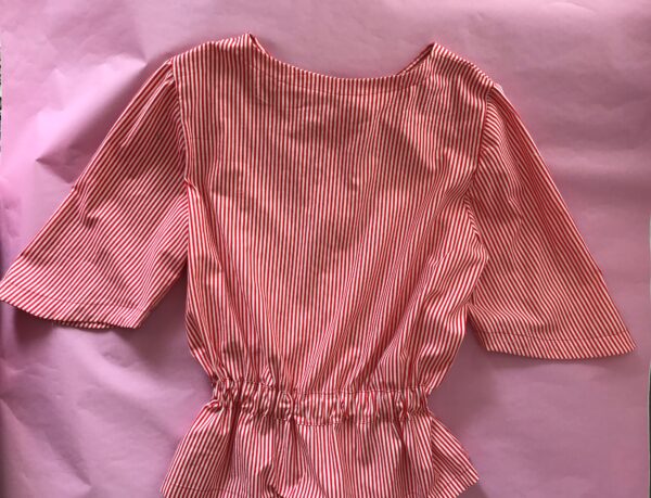 Casacca Donna Bianca e Rossa a righe - immagine 3