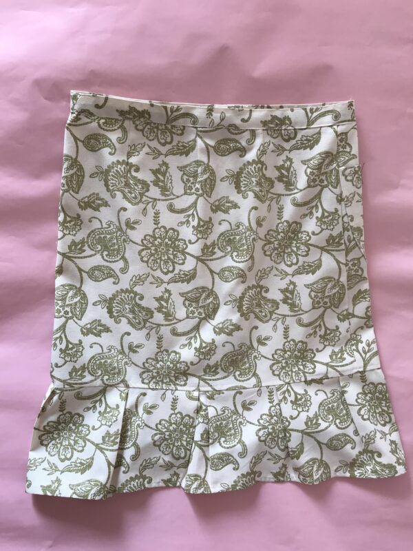 GONNA ADULTI BIANCO CON FANTASIA VERDE - immagine 2