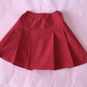 Gonnellina bimba rossa